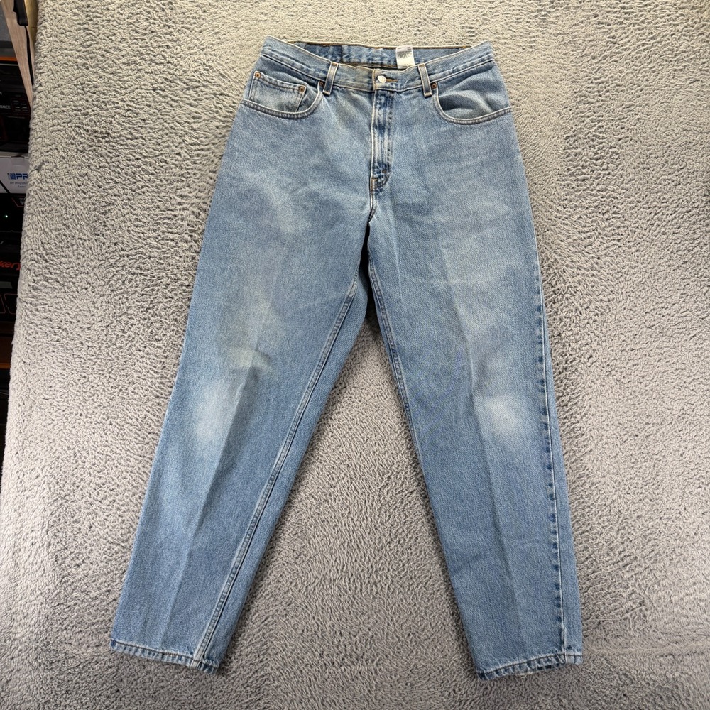 Vintage Levi's 560 Jeans Men 34x32 Blue Cotton Denim Tapered Leg Travel Workwear